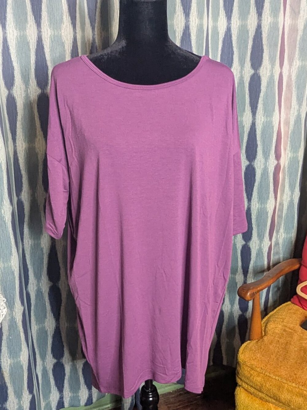 💜 LuLaRoe Irma Tunic Top - Dusty Lavender - Size M